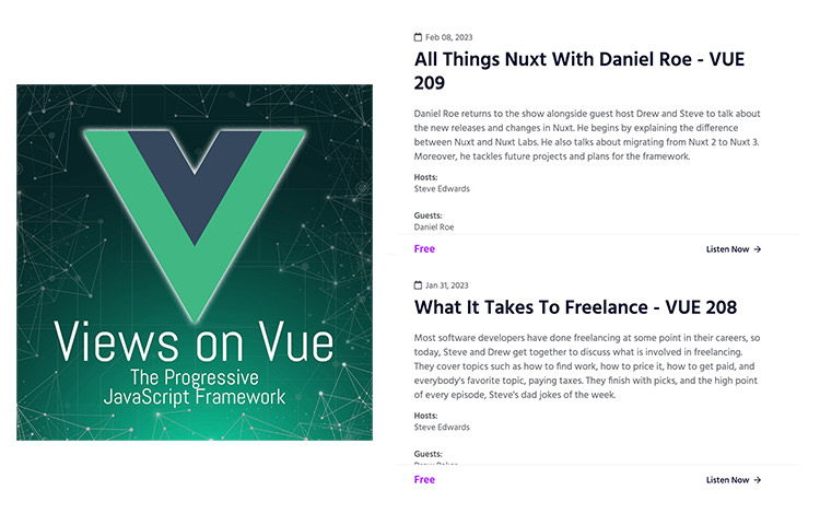 Podcast cover of Views on Vue