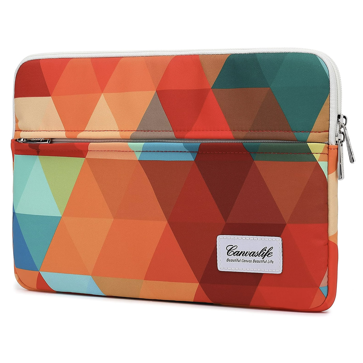 Canvaslife Rainbow Peacock Laptop Sleeve