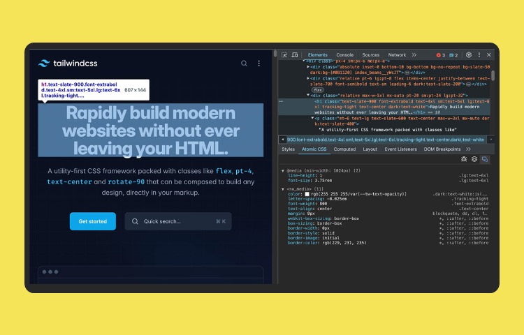 Atomic CSS DevTools extension demo